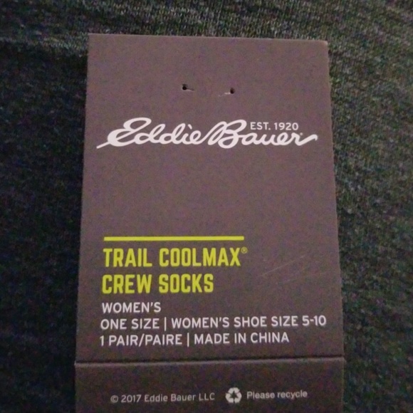 Eddie Bauer Trail Coolmax crew socks - Picture 5 of 5